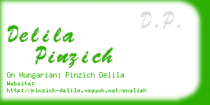 delila pinzich business card
